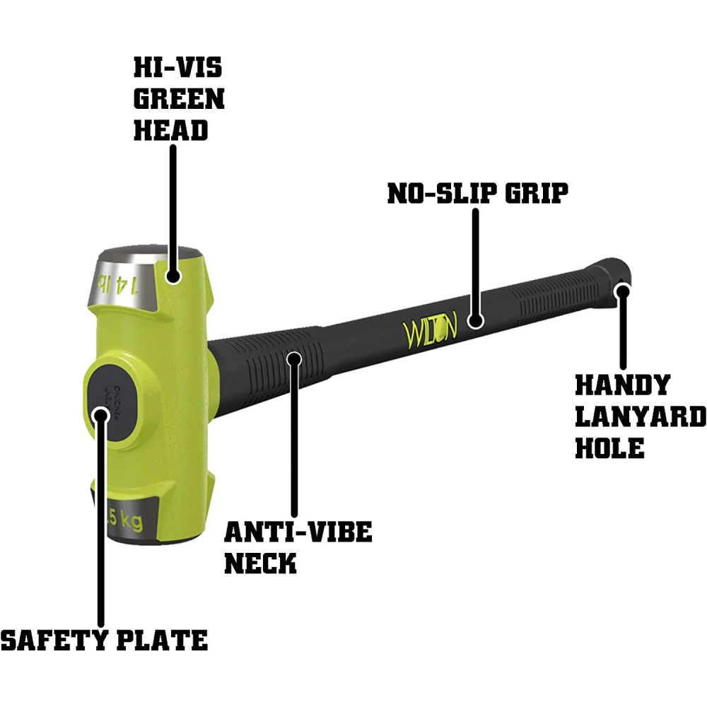Wilton 14 Lbs Forged Steel Head BASH Sledge Hammer - Ascmtools