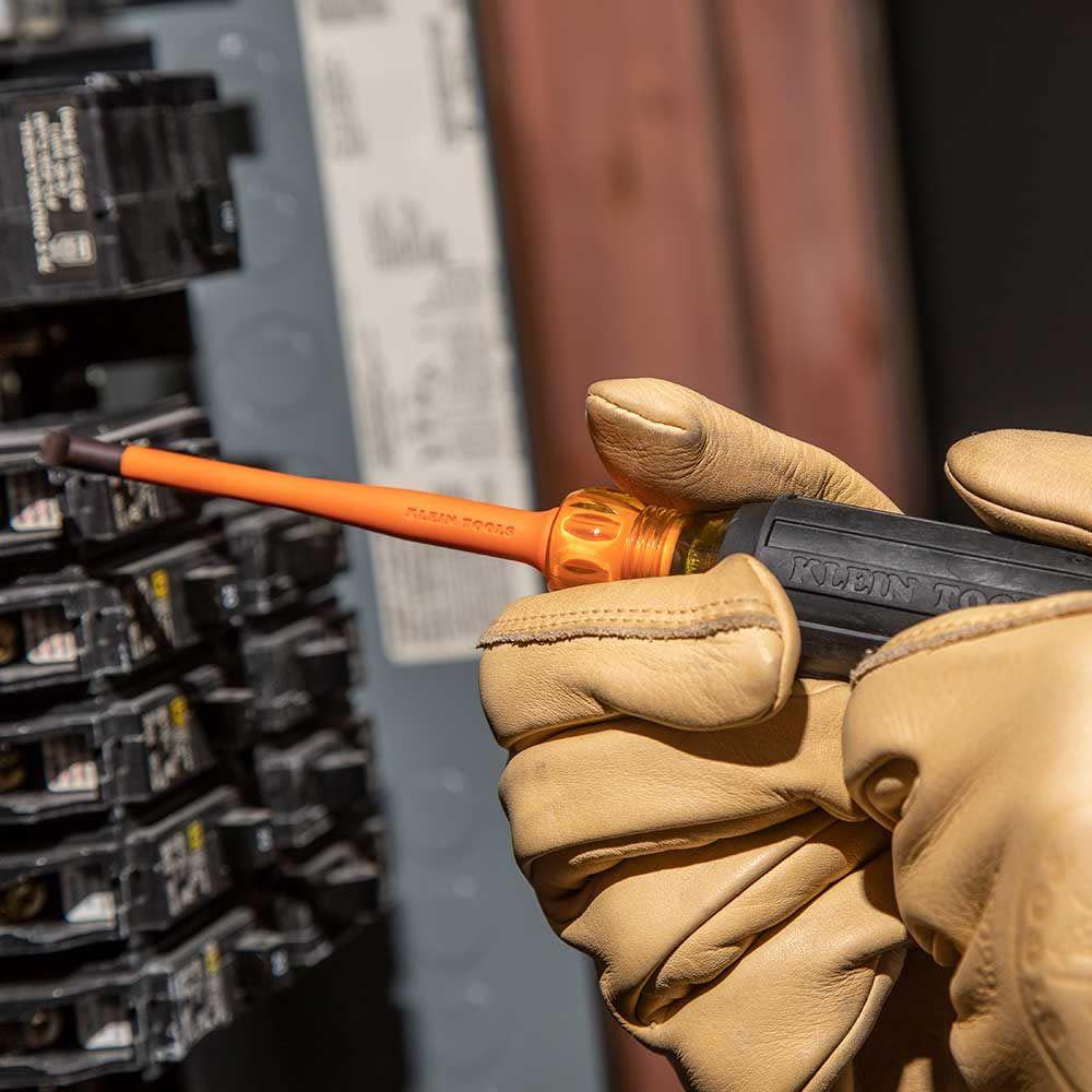 Klein Tools Insulated Screwdriver 1/4″ Cab 6″ - Ascmtools