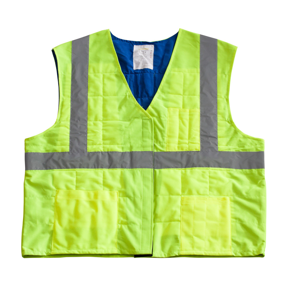 Protective Industrial Products Cooling Vest EZ Cool Hi Vis Yellow Evaporative S/M - Ascmtools