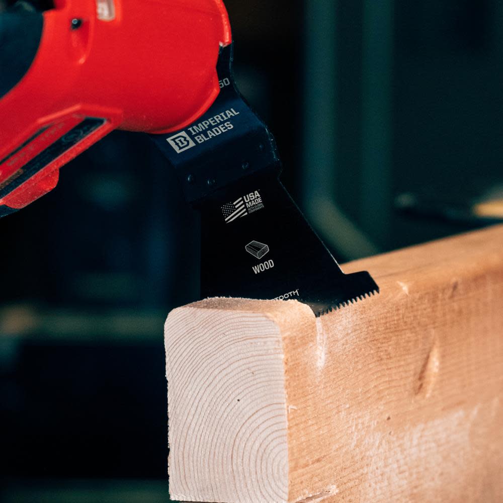 Imperial Blades One Fit 2-1/2″ Speartooth Fast Cut Wood Blade 3PC - Ascmtools
