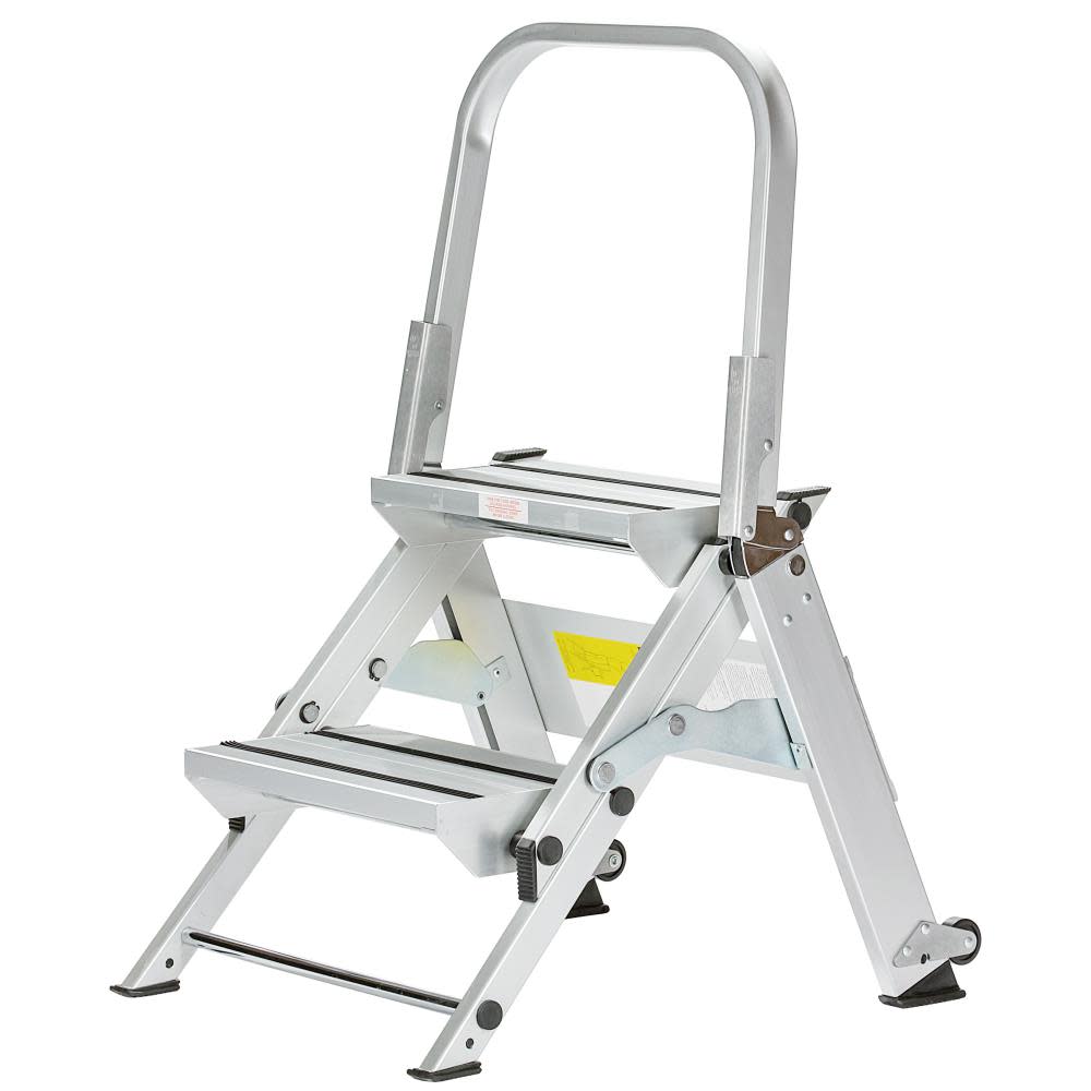Xtend and Climb 2 Step Aluminum 300-Lb Type IA Step Ladder - Ascmtools