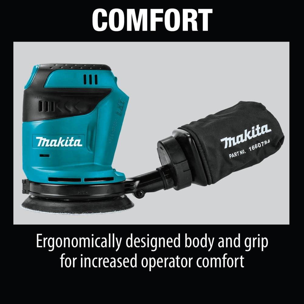 Makita 18V LXT Lithium-Ion Cordless 5 in. Random Orbit Sander (Tool only) - Ascmtools