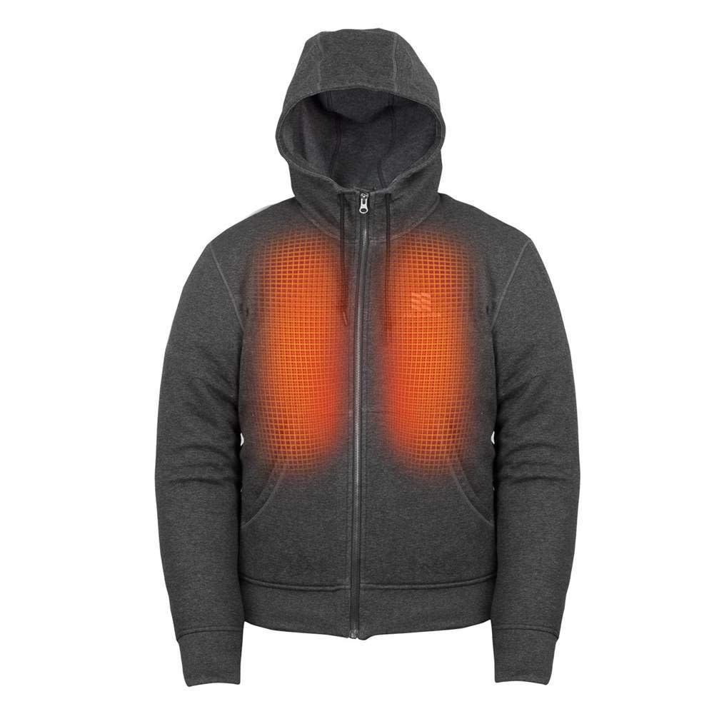 Mobile Warming Phase Plus 2.0 Hoodie Mens Gray 2X - Ascmtools