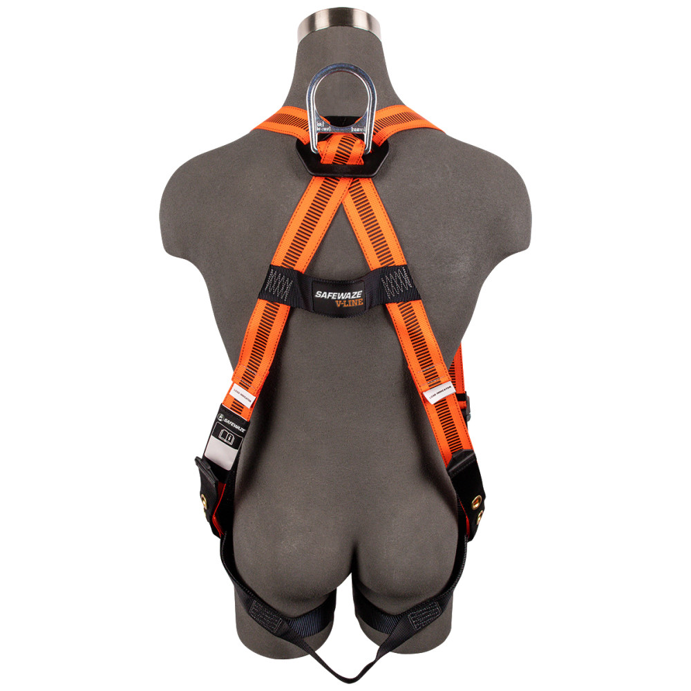 Safewaze Universal V Line Full Body Harness with 1D MB Chest - Ascmtools