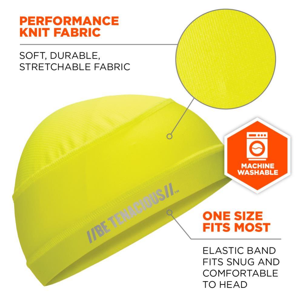 Ergodyne Chill Its 6632 Cooling Skull Cap Lime - Ascmtools