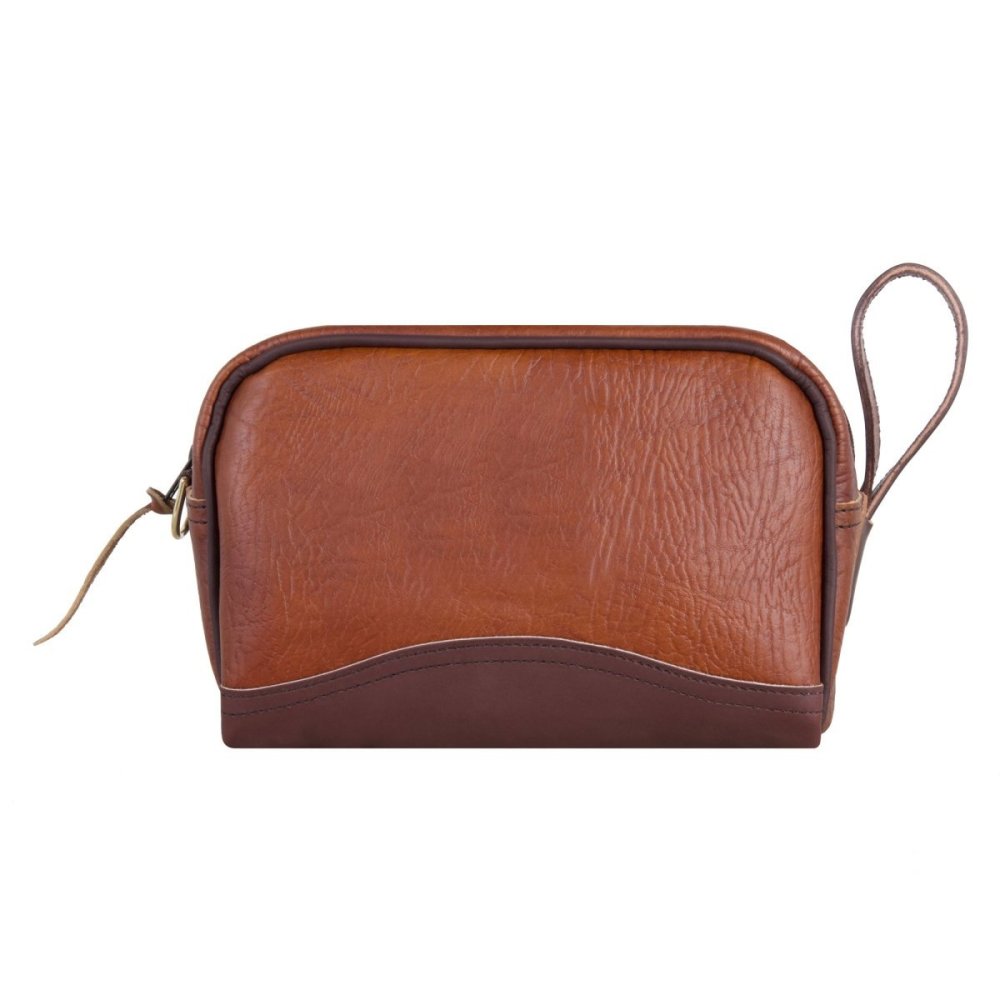 Duluth Pack 5 Liter Capacity Brown Trim Leather Sportsman’s Kit Bag - Ascmtools