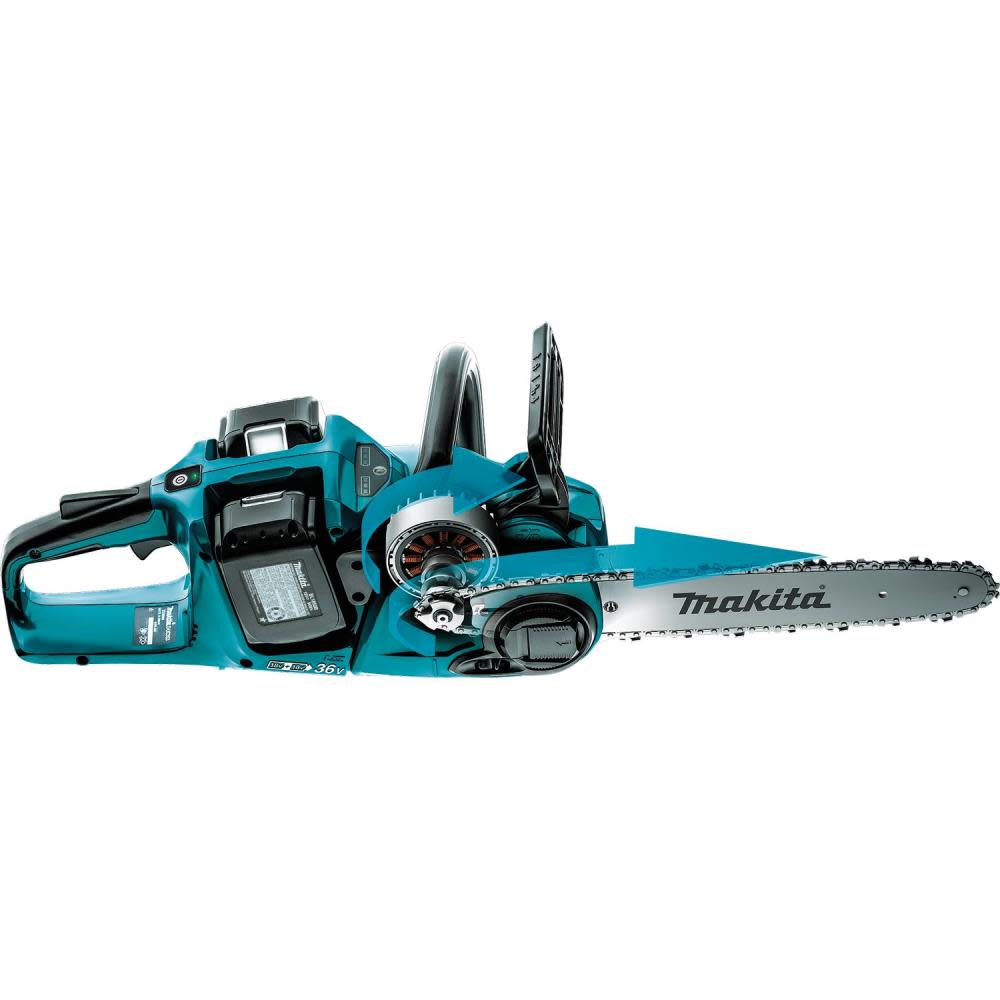Makita 36V (18V X2) LXT Chainsaw 16″ Kit Brushless - Ascmtools