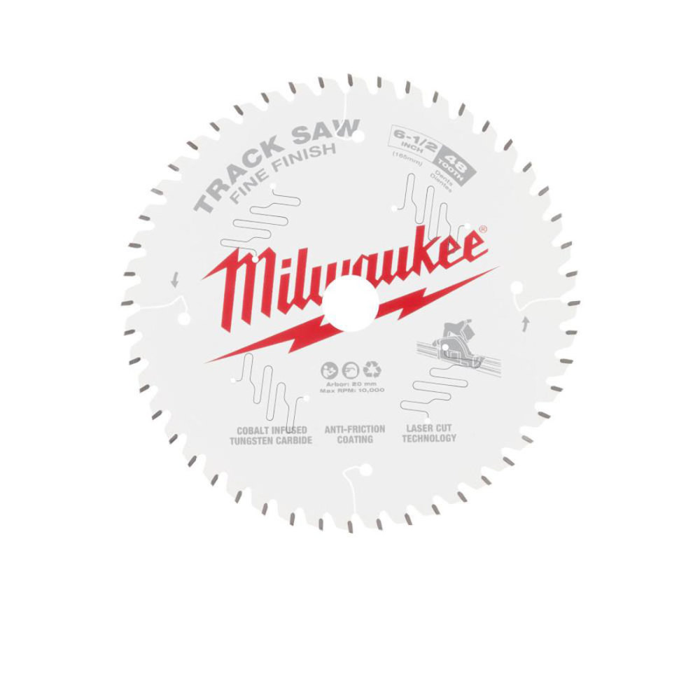 Milwaukee 6 1/2″ 48T Fine Finish Track Saw Blade - Ascmtools
