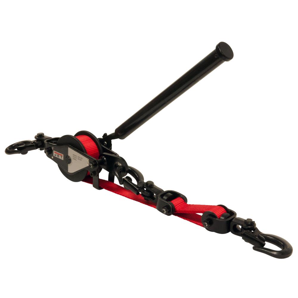 JET 1 Ton Double Pull Web Strap Puller - Ascmtools