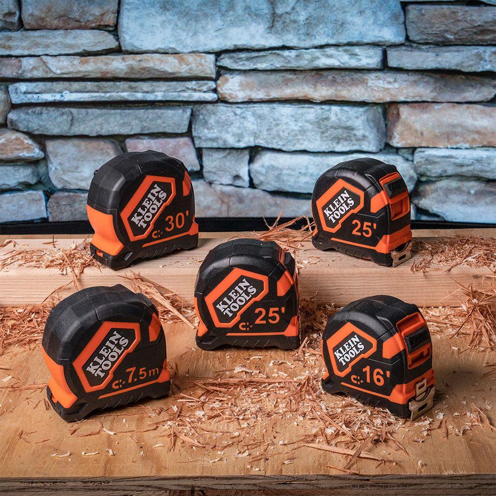 Klein Tools 7.5 m Double Hook Tape Measure - Ascmtools