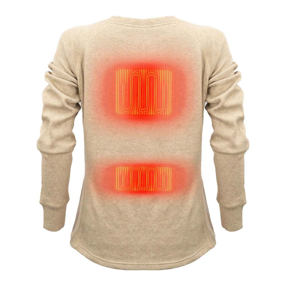 Mobile Warming Thermick 2.0 Baselayer Shirt Womens Tan Small - Ascmtools