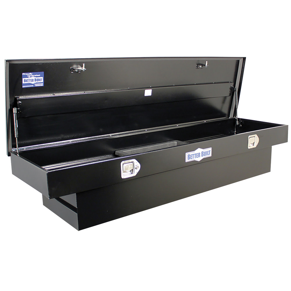 Better Built 63″ Crown Saddle Truck Tool Box STEEL BLACK - Ascmtools