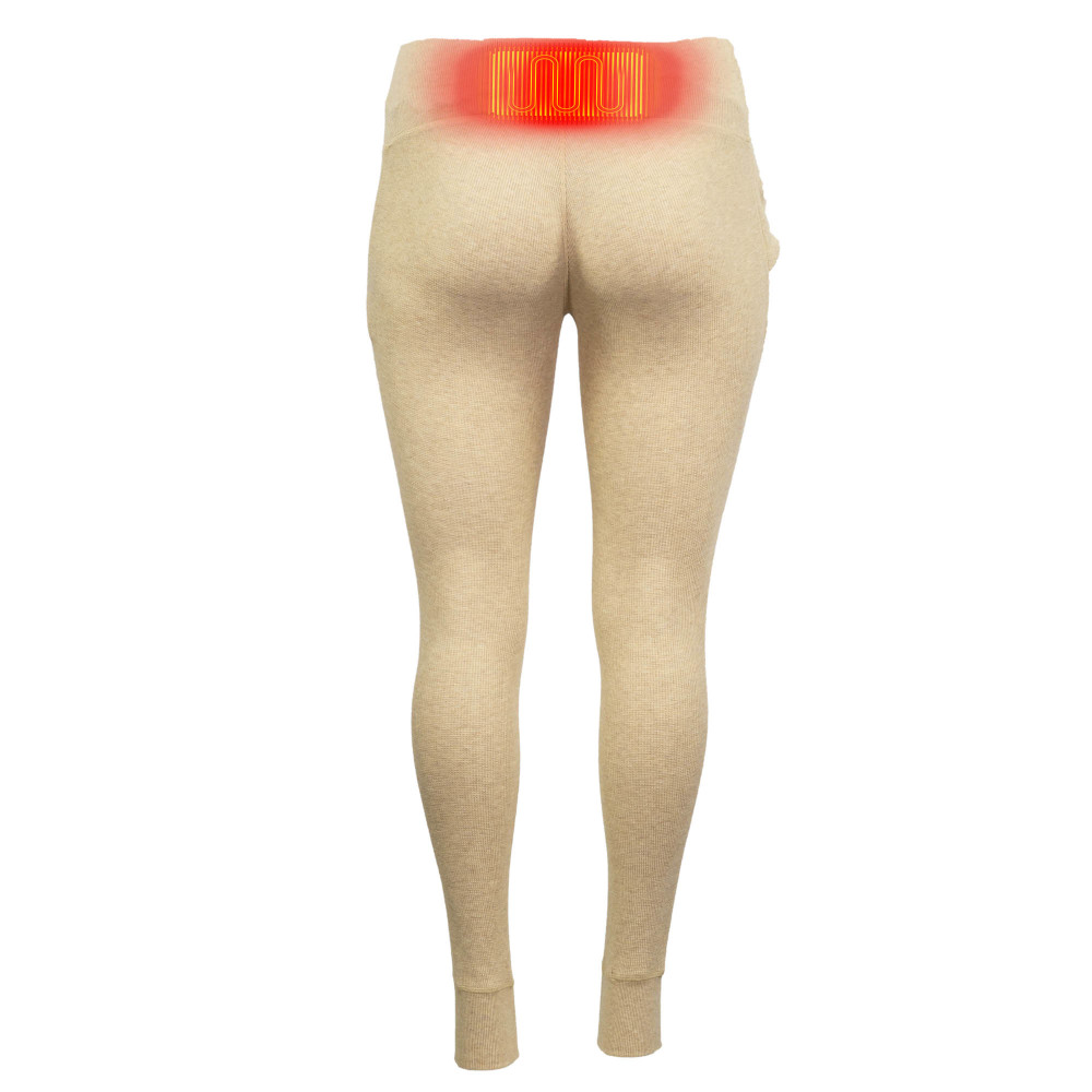 Mobile Warming Thermick Baselayer Pant Womens 7.4V Tan Medium - Ascmtools