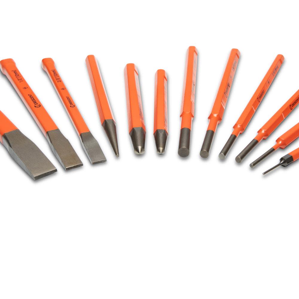 Crescent Punch & Chisel Set 12pc - Ascmtools