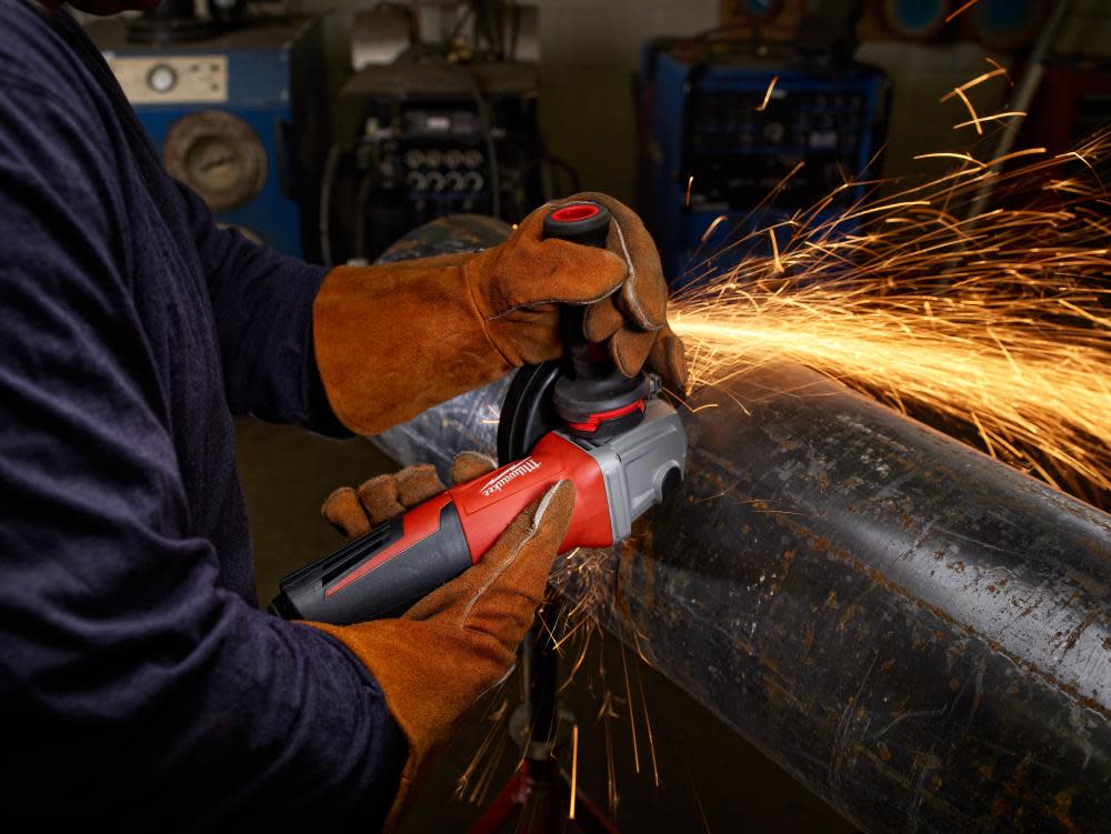 Milwaukee 13 Amp 6 In. Small Angle Grinder Paddle Lock-On - Ascmtools