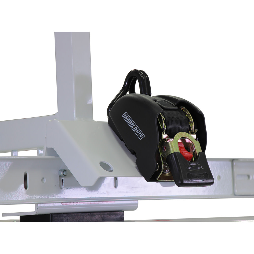 Weather Guard Model 23101-3-01 Ratchet Straps with Mounting Brackets for All-Purpose Steel Van Racks - Ascmtools