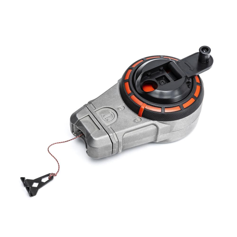 Crescent Lufkin 100′ Professional Aluminum Chalk Reel with 3 Oz Blue Chalk - Ascmtools