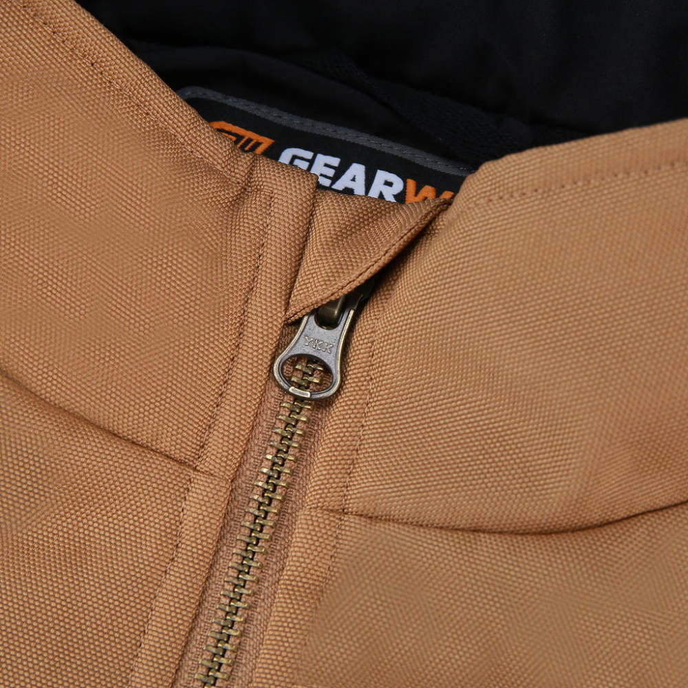 GEARWRENCH Mens Khaki Heated Quilted Vest Kit 2X - Ascmtools