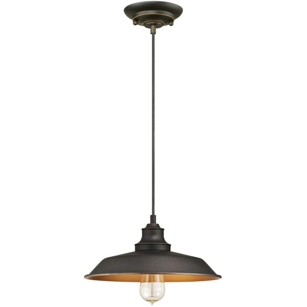 Westinghouse 60W Oil Rubbed Bronze Iron Hill Indoor Pendant - Ascmtools