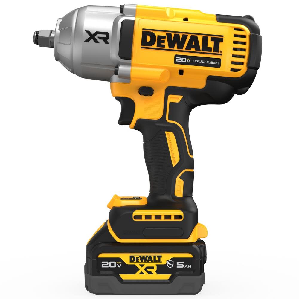DEWALT 20V MAX XR 1/2″ High Torque Impact Wrench with Hog Ring Anvil Kit - Ascmtools