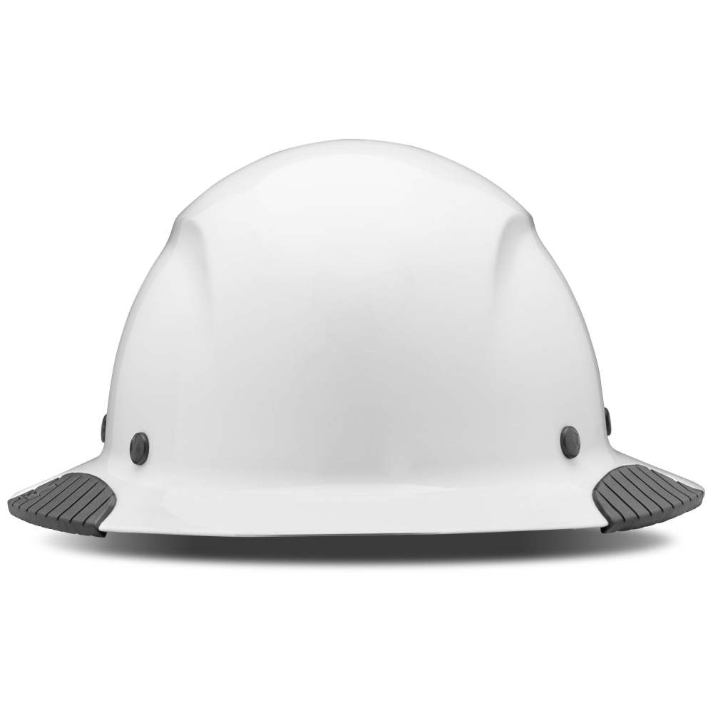 Lift Safety Hard Hat DAX White Carbon Fiber Full Brim - Ascmtools