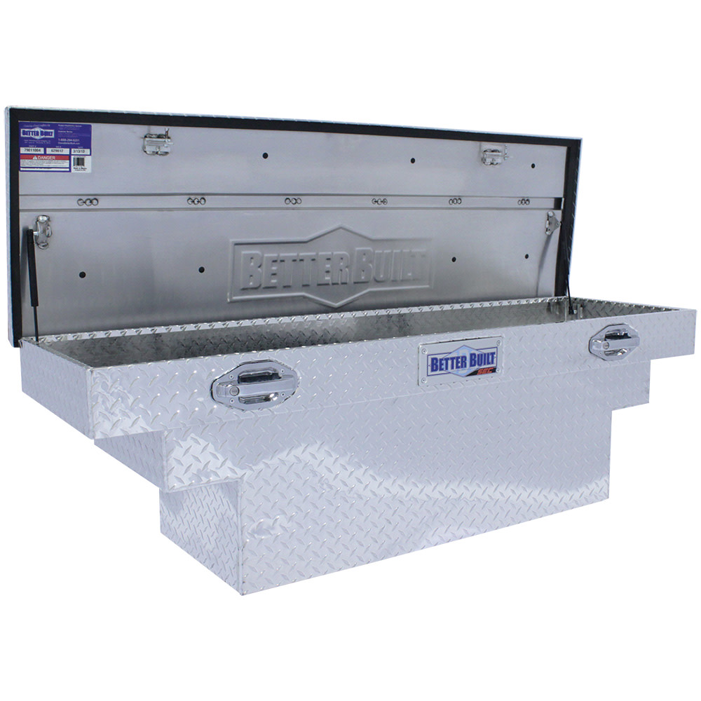 Better Built 61.5″ SEC Saddle Truck Tool Box DEEP UNIVERSAL BRITE ALUMINUM - Ascmtools