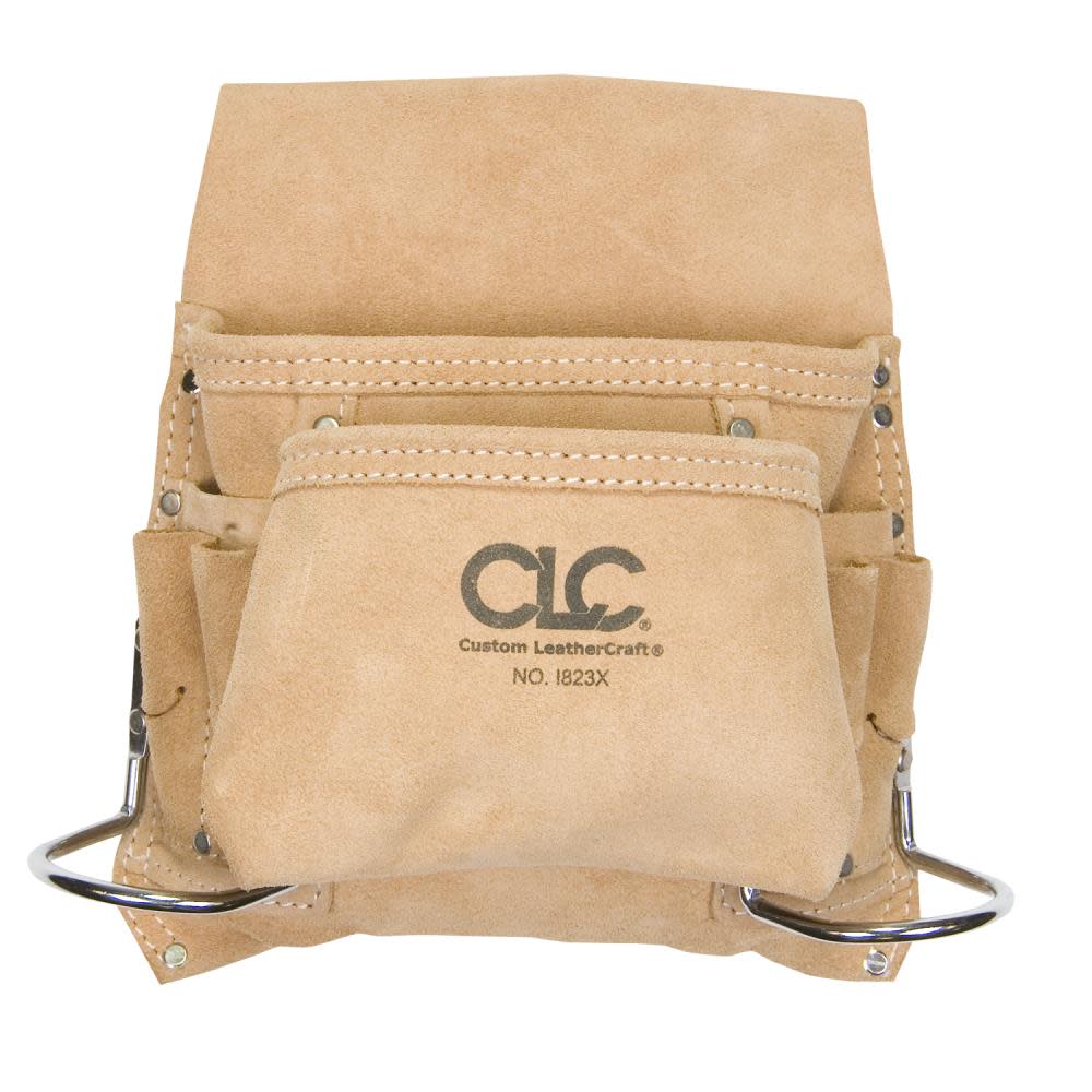 CLC 8 Pocket Carpenter’s Nail & Tool Bag - Ascmtools