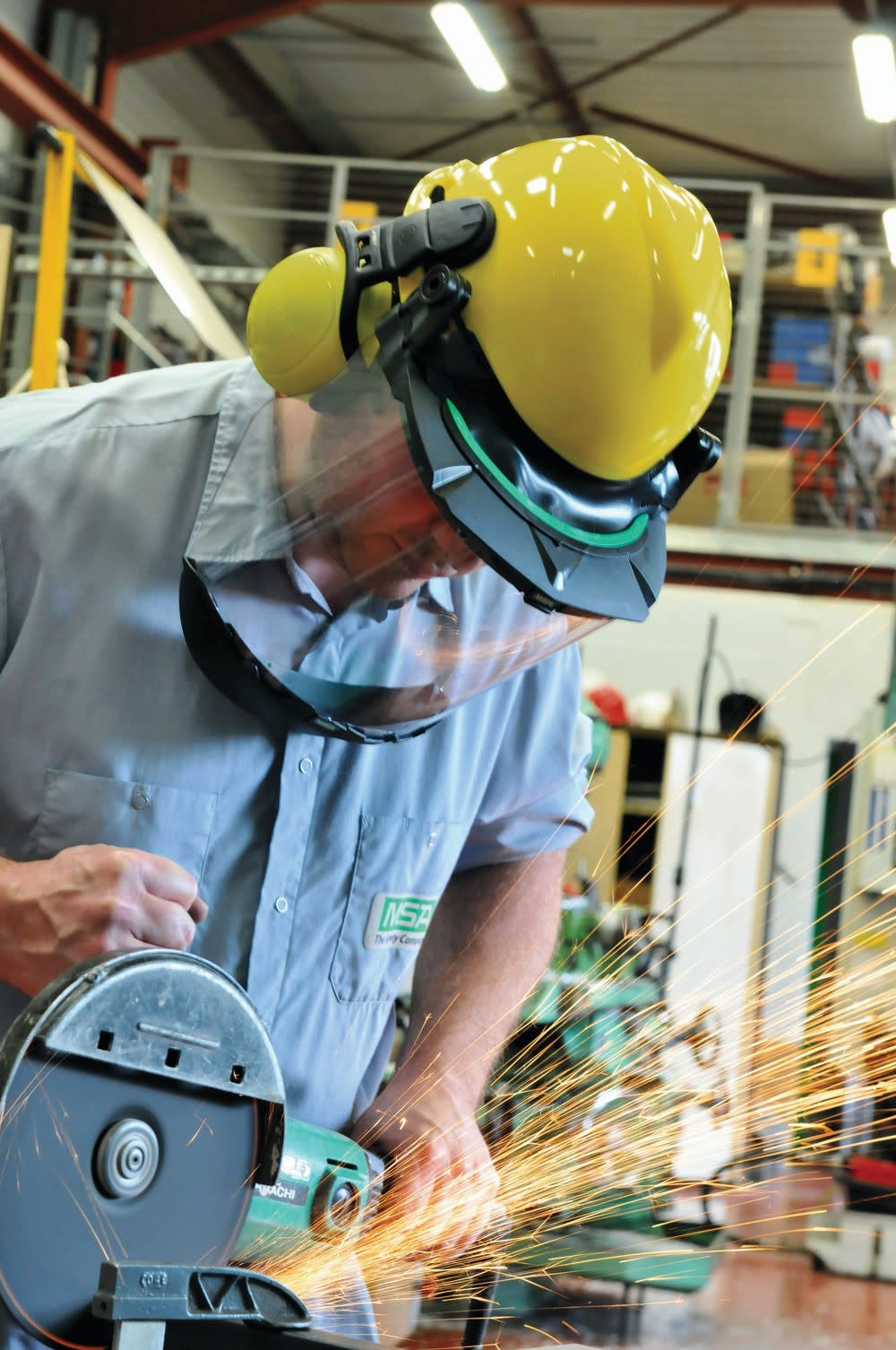 MSA Safety Works V Gard Visor PC Molded Clear 9.25″ x 17″ x .098″ - Ascmtools