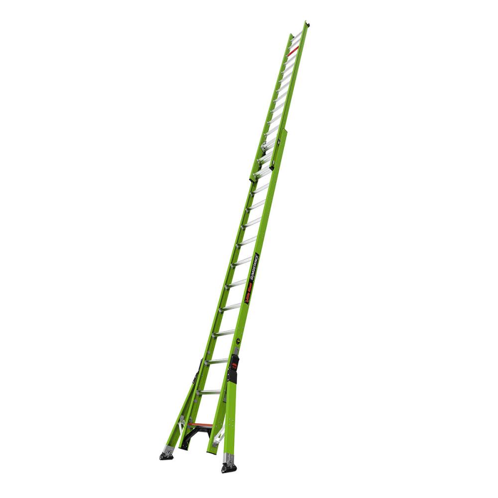 Little Giant Safety HyperLite SumoStance 28 ft Type IAA Fiberglass Extension Ladder - Ascmtools
