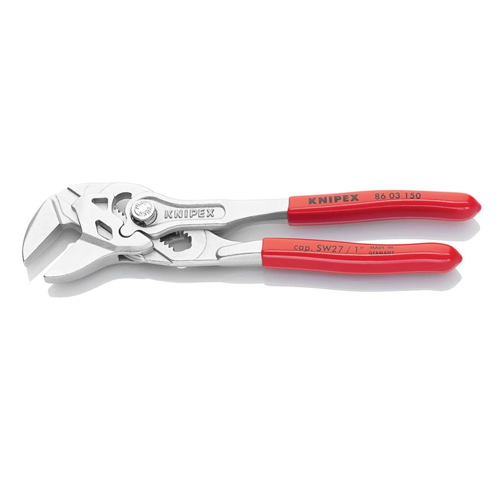 Knipex Pliers Wrench Chrome Plated Head 150mm - Ascmtools