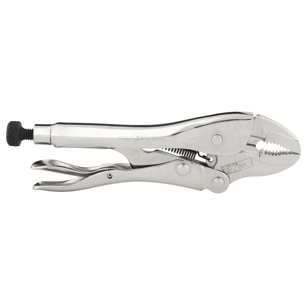 Malco Products Curved Jaw Locking Pliers 7″ with Wire Cutter - Ascmtools