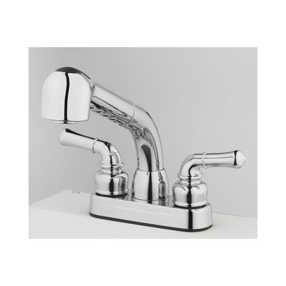 Homewerks Pullout Laundry Faucet Chrome 2 Handle - Ascmtools