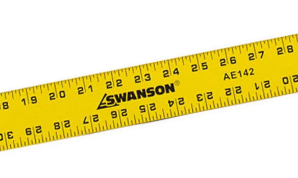 48 In Straight Edge Aluminum (YELLOW) - Ascmtools