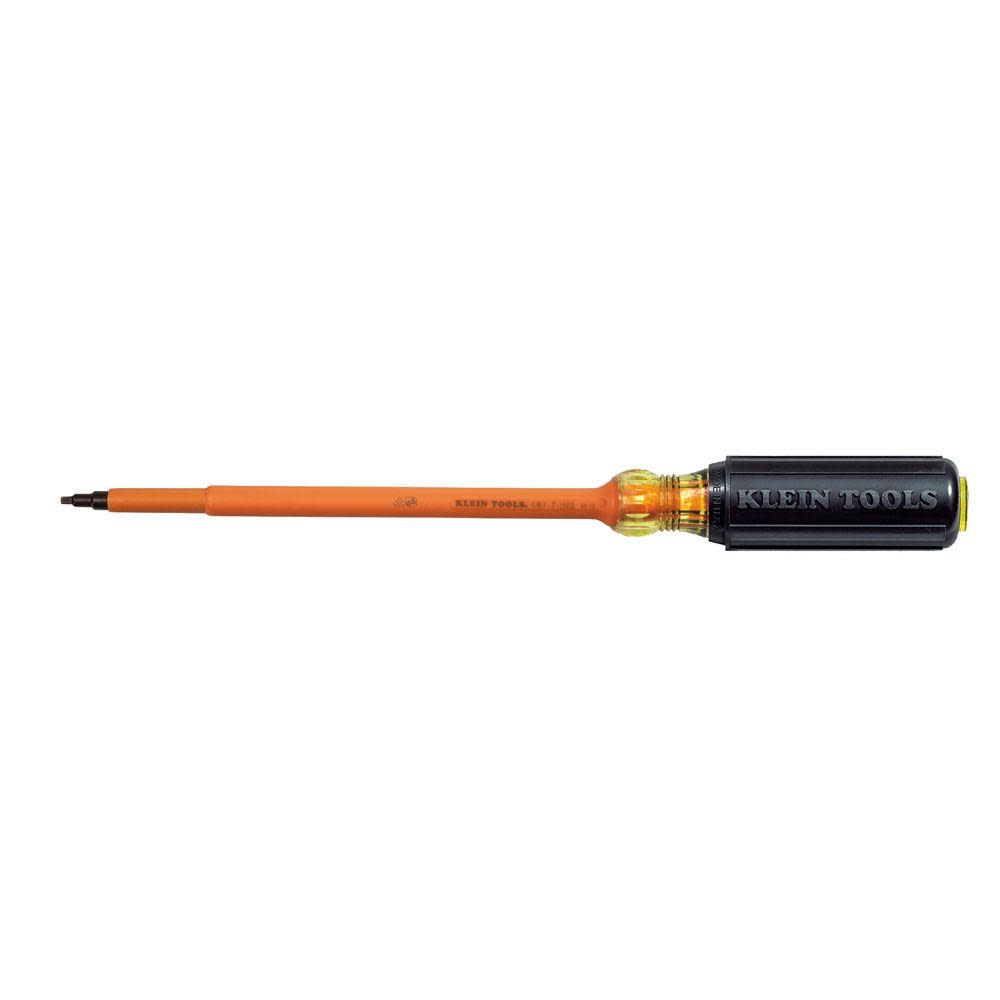 Klein Tools Screwdriver Insul #1 Square 7″ L - Ascmtools