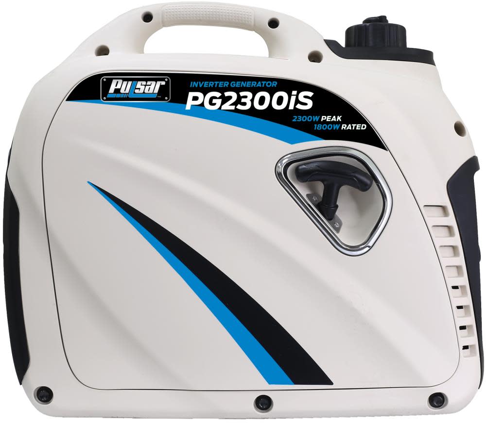 Pulsar Products 2300-Watt/1800-Watt Gasoline Powered Recoil Start Inverter Generator with CARB Compliant 80CC Ducar Engine - Ascmtools