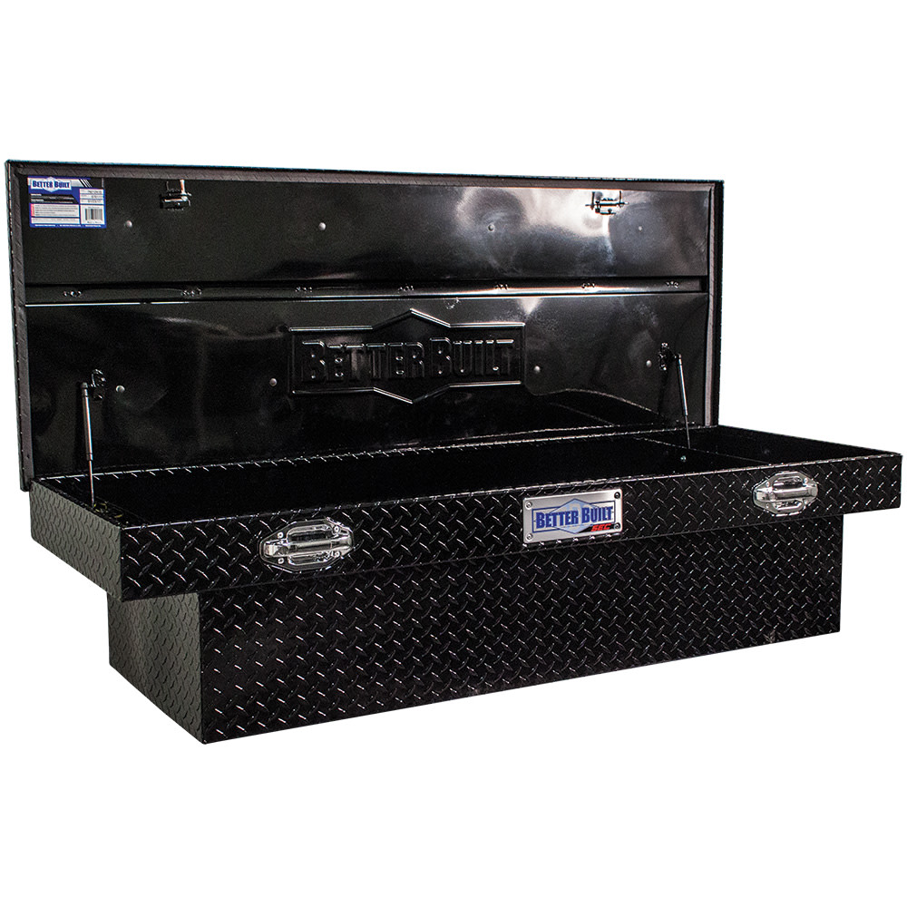 Better Built 69″ SEC Saddle Truck Tool Box DEEP & WIDE GLOSS BLACK - Ascmtools