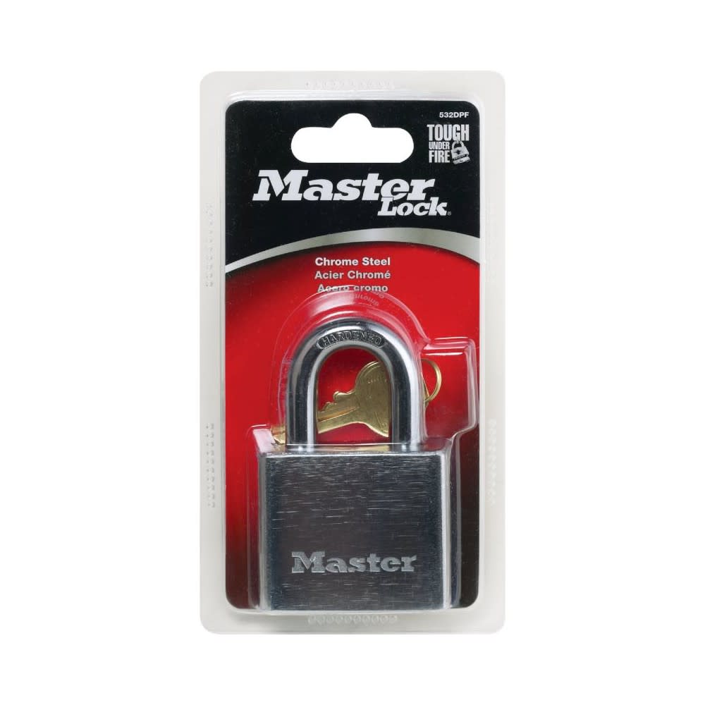 Master Lock Padlock 2″ Steel Key Different Dual Ball Bearing - Ascmtools