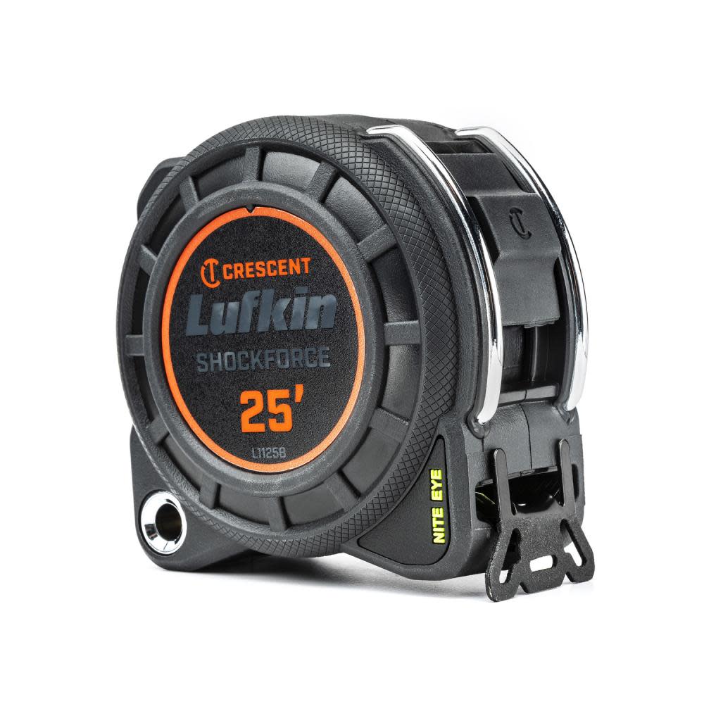 Crescent Lufkin Shockforce Nite Eye Tape Measure 25 Ft. x 1-3/16 In. - Ascmtools