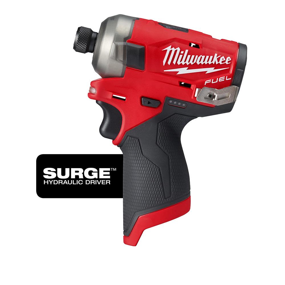Milwaukee M12 FUEL SURGE 1/4 in. Hex Hydraulic Driver Reconditioned - Ascmtools
