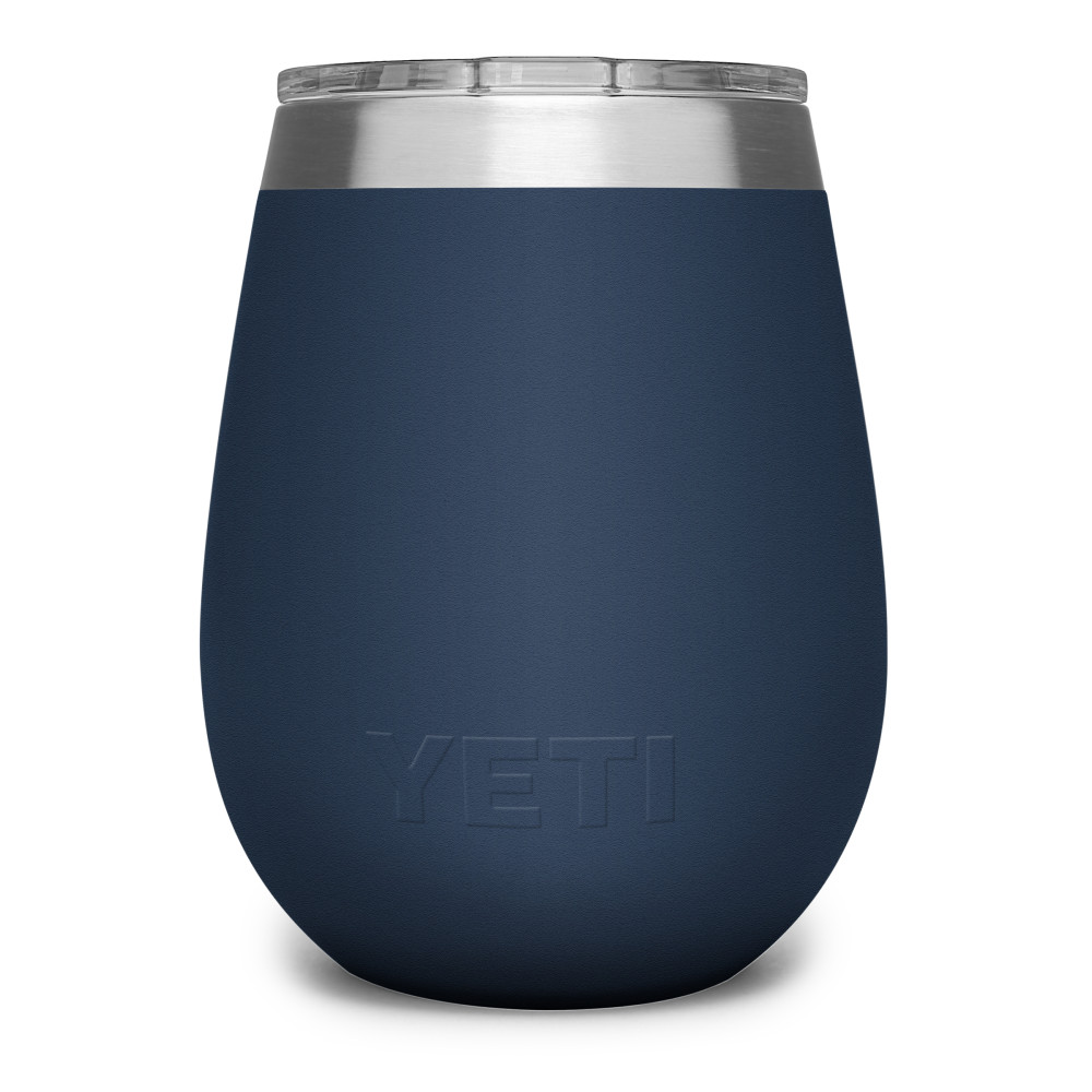 Yeti Rambler Wine Tumbler with MagSlider Lid 10oz Navy - Ascmtools