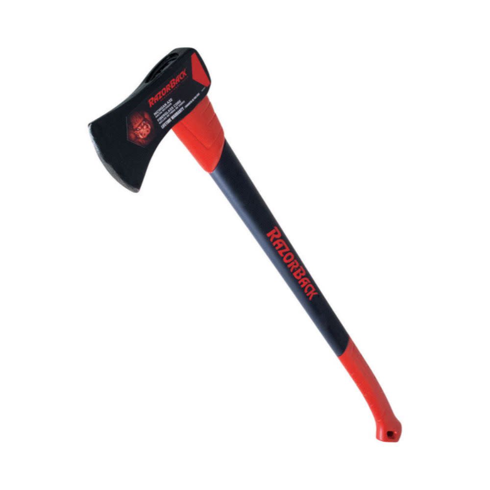 Razorback 3.5 Single Bit Michigan Axe with Fiberglass Handle - Ascmtools