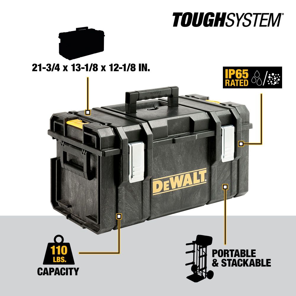 DEWALT Tough System DS300H Medium Tool Box - Ascmtools