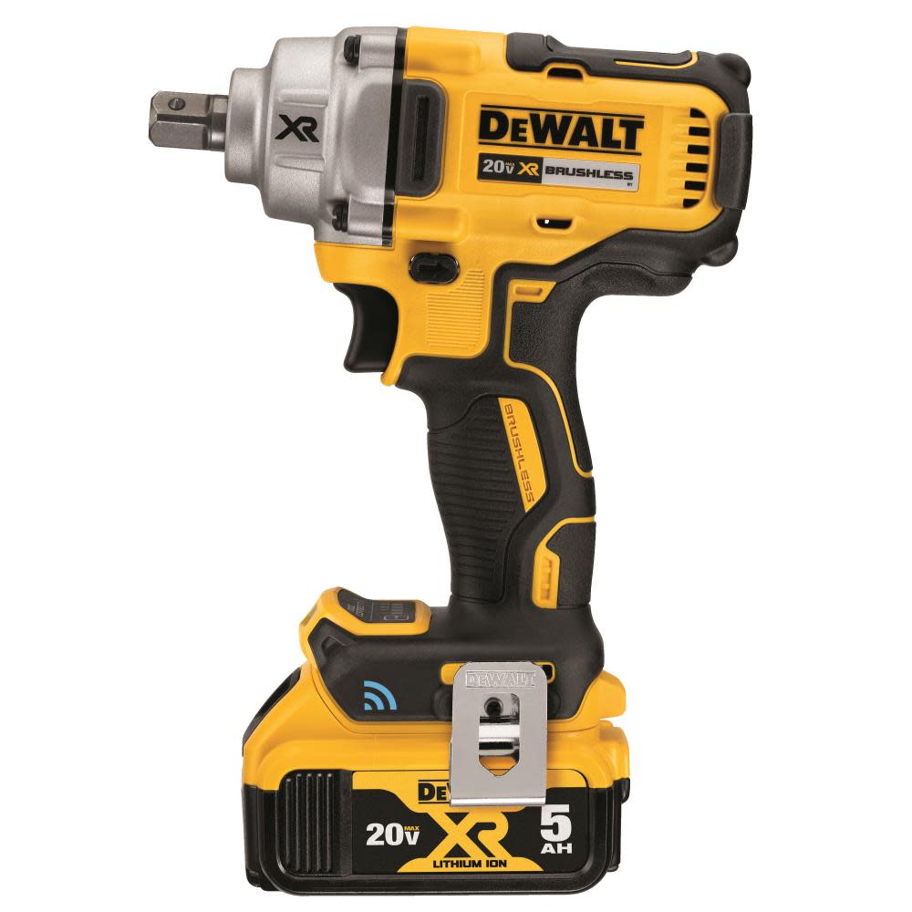 DEWALT 20V MAX* Tool Connect 1/2″ Mid-Range Impact Wrench with Detent Pin Anvil Kit - Ascmtools