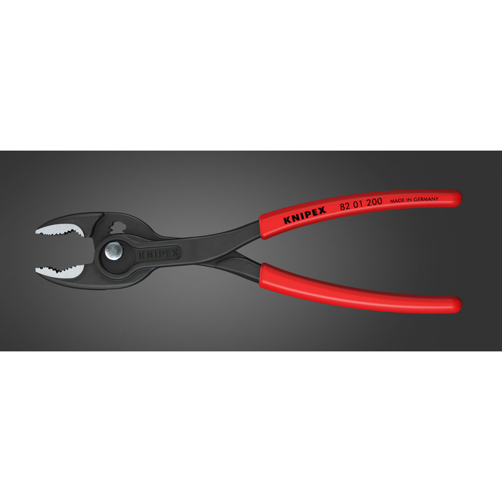 Knipex 8 In. TwinGrip Slip Joint Pliers with Dipped Handle - Ascmtools
