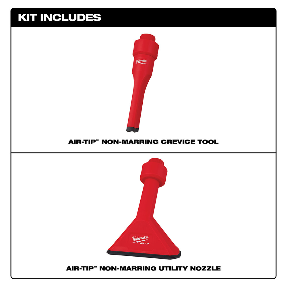 Milwaukee AIR-TIP Non-Marring Utility Nozzle Kit - Ascmtools