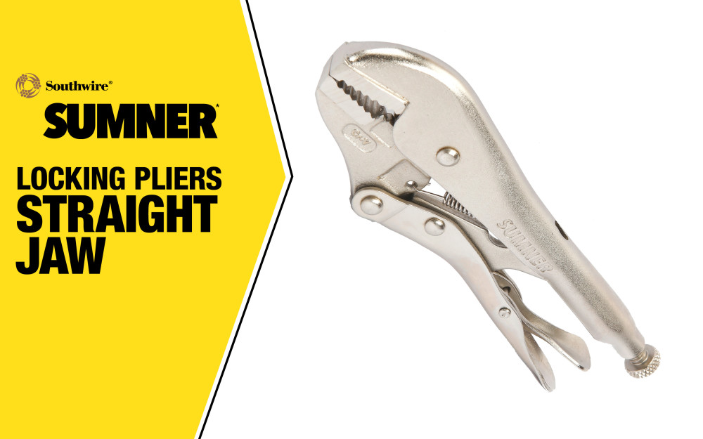 Sumner SLP7 Straight Jaw Locking Pliers 7″ - Ascmtools