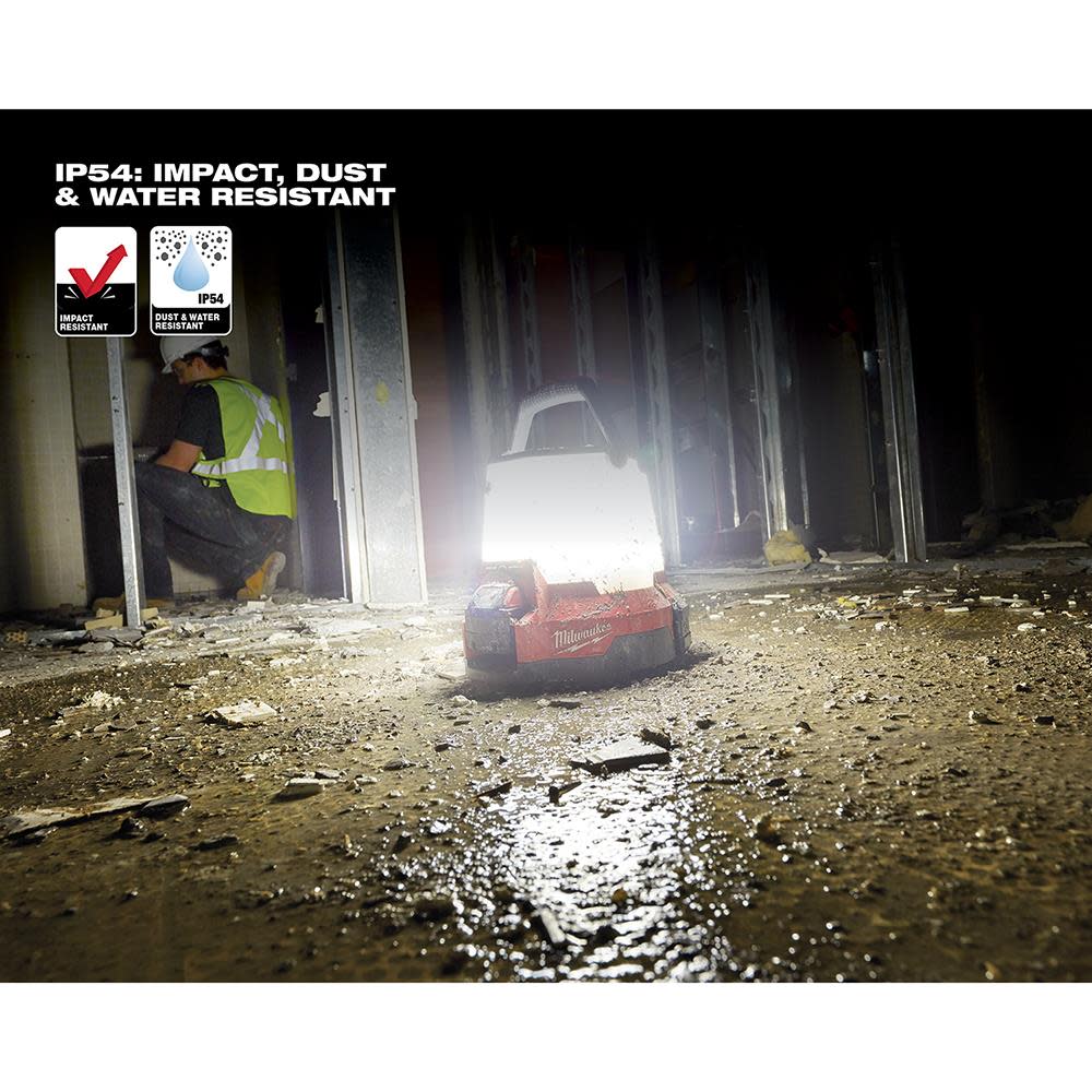 Milwaukee M18 RADIUS LED Compact Site Light - Ascmtools