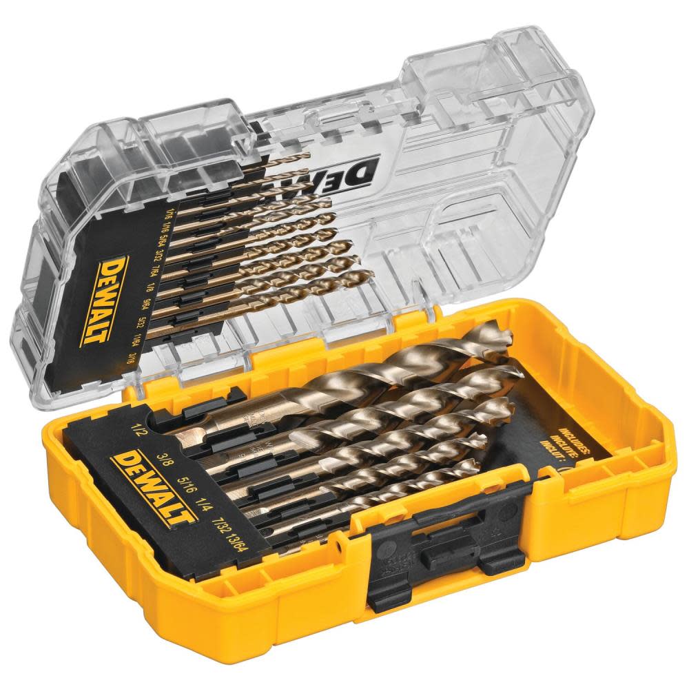 DEWALT 16 piece Pilot Point Drill Bit Set - Ascmtools