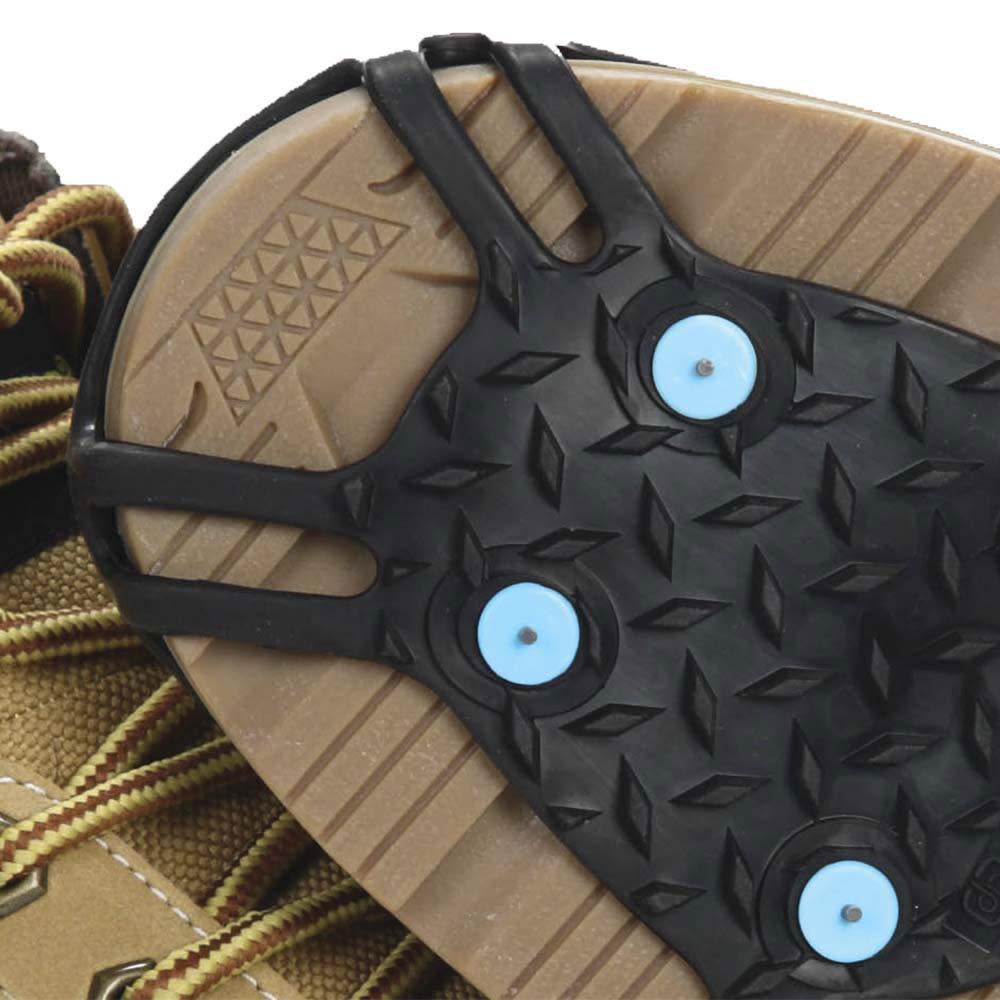 Due North All Purpose Over the Shoe Slip Resistant Footwear Traction Aid with Grip Carbide Spikes Bi-Directional Tread Medium - Ascmtools