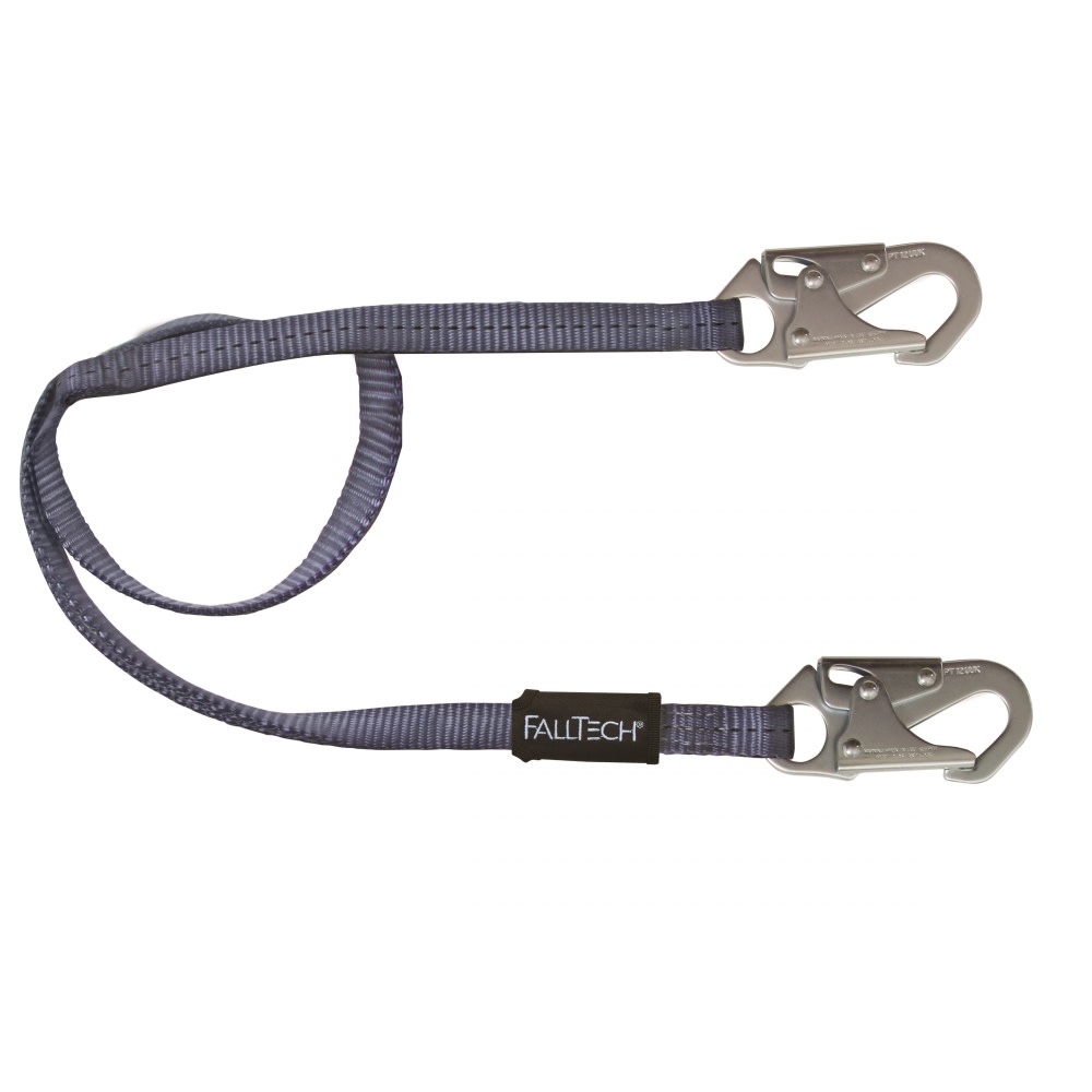 Falltech 6′ Single Leg Fixed Length Web Restraint Lanyard - Ascmtools
